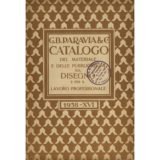 Catalogo del materiale e delle pubblicazioni sul disegno e per il lavoro professionale