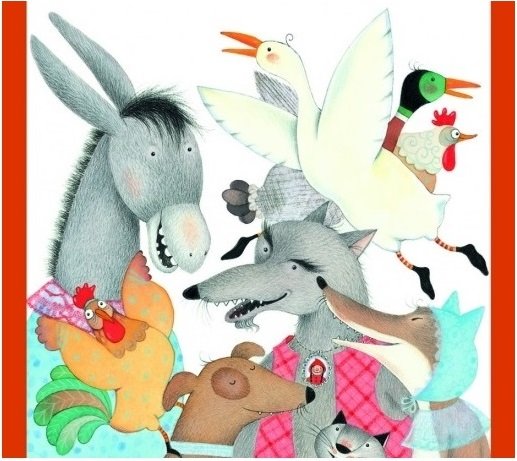 cop_illust_fiabe_grimm (1) Fiabe con i baffi e con il becco, la coda, le ali, le piume